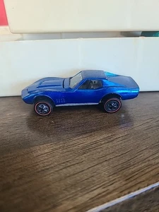 1968 Hot Wheels Redline Custom Corvette blau grau Interieur  - Bild 1 von 7