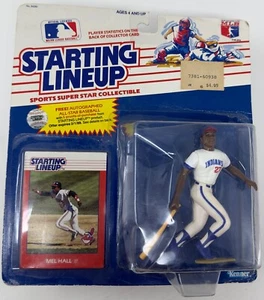 1988 KENNER STARTING LINEUP MLB MEL HALL CLEVELAND INDIANS MOC - Picture 1 of 2