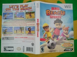 Big Beach Sports Nintendo Wii nur Cover Art - Bild 1 von 1