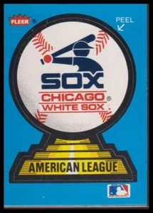 1987 Fleer #NNO Chicago White Sox Team Stickers - Picture 1 of 2