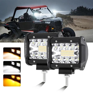 AUXBEAM 4" 120W LED Pods Arbeitsleuchte Bar Strahler Off Road LKW Boot ATV UTV - Bild 1 von 12