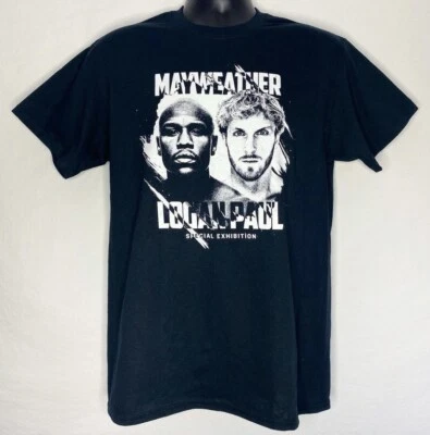 Floyd Mayweather vs. Logan Paul “Special Exhibition” Tee (Medium) - Image 1 of 3