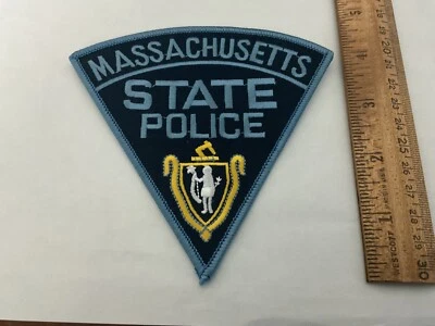 Parche coleccionable de la Policía Estatal de Massachusetts tamaño completo estilo actual Foto 1 de 2