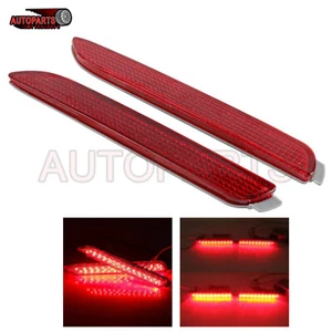 Red Rear Bumper Reflector LED Stop Brake Light For Toyota RAV4 2019 2020-2023 - Picture 1 of 15