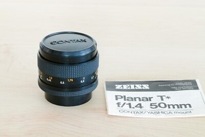 Contax Carl Zeiss Planar 50mm f/1.4 CY Mount