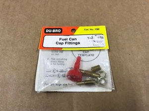 New Du-Bro Fuel Can Cap Fittings. No. 192 - Picture 1 of 3