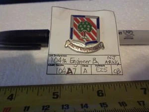 104º Batallón de Ingenieros E25 Unidad Cresta, DI, DUI (DRAW#212) - Imagen 1 de 1