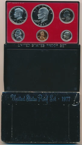 1977 U S MINT PROOF COIN SET Cover