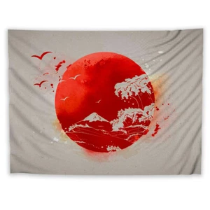 Póster de cubierta de cama sofá colgante de pared arte tapiz pintura japonesa - Imagen 1 de 9