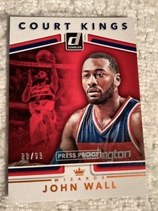 2017-18 Donruss Press Proof Court Kings #38 John Wall 80/99 Wizards