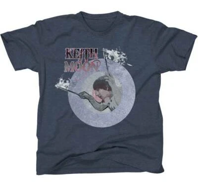 Keith Moon The Who Splash Drum Sticks Classic Rock Music Band T Shirt KMO-1011 - Image 1 of 3