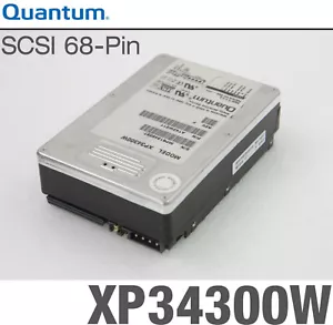 68-POL QUANTUM SCSI FESTPLATTE XP34300W FESTPLATTE AT43W011-05-G SCSI HDD n652 - Picture 1 of 1
