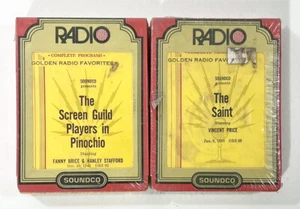 Soundco - Radio 8 track tape Lot of 2 Pinochio & The Saint with Vincent Price - Picture 1 of 4
