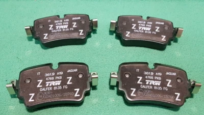 Комплект задних тормозных колодок Jaguar F-Type XJ новый подлинный C2D60997 - Изображение 1 из 4