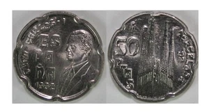 ESPAÑA 50 pesetas 1992 S/C SAGRADA FAMILIA (Barcelona) y REY JUAN CARLOS I - Picture 1 of 1