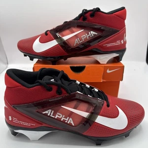 Nike Alpha Menace 4 Pro Fußballschuhe rot schwarz FD7037 600 Herren Größe 10 - Bild 1 von 11