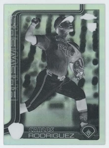 2025 Topps Chrome NEGATIVE Refractor Carlos Rodriguez Rookie #201 C14 - Picture 1 of 2