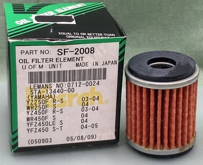 Filtro de aceite Vesrah SF-2008 original nuevo Foto 1 de 2