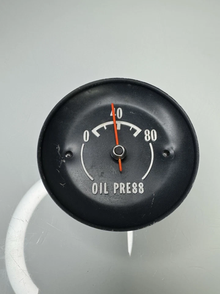 6464285 OEM 1975-1976 Chevrolet Corvette 80 PSI manómetro de presión de aceite probado  Foto 1 de 4
