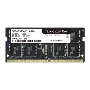 TEAMGROUP Elite DDR4 8GB Single 2666MHz PC4-21300 CL19 Unbuffered Non-ECC 1.2... - Picture 1 of 7