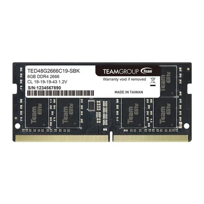 TEAMGROUP Elite DDR4 8GB Single 2666MHz PC4-21300 CL19 Unbuffered Non-ECC 1.2... - Image 1 of 4