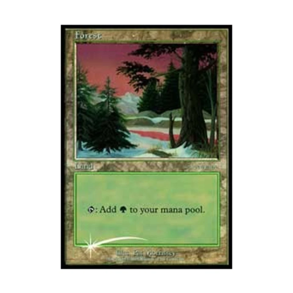 WOTC MtG Arena Promos Forest (2001 Ice Age) (P) (Foil) VG - Image 1 of 1