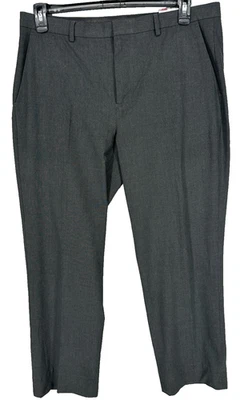 Pantalones de vestir Calvin Klein para hombre talla 36x26 gris oscuro mezcla de lana elástico infinito Foto 1 de 4