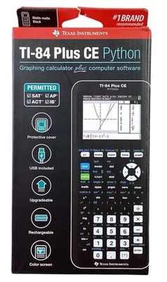 Texas Instruments TI-84 Plus CE Python Enhanced Graphing Calculator NEW - Image 1 of 2