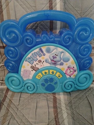 Nickelodeon BLUE'S CLUES AND YOU Along Boombox with Microphone, WORKS!!! - Image 1 of 4