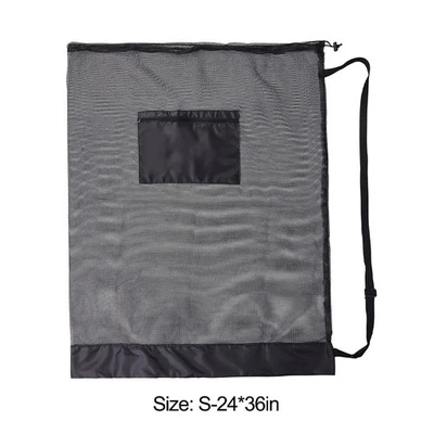 Outdoor Basketball Mesh Bag Portable Soccer Ball Storage Net Pouch Organizer - Image 1 of 4