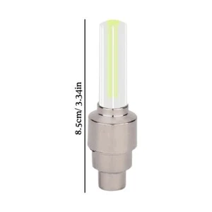 2PCS LED Valve Cap Light Car Bicycle Motorcycle Wheel Flash Tire Lamp U5X6 J3G0 - Picture 1 of 12