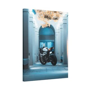 BMW Inspired S1000RR High Resolution Museum Quality Vertical Canvas Print #083 - Picture 1 of 10