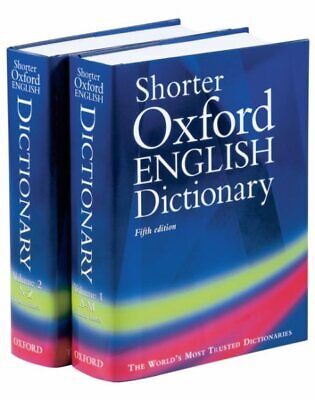 The Shorter Oxford English Dictionary : On Historical Principles By William... • 15.14$