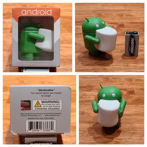Google Android Marshmallow Mini Collectible Figure Andrew Bell Special Edition Cover