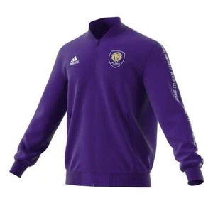 Orlando City SC Anthem Jacket Official Adidas Full-Zip - Picture 1 of 6