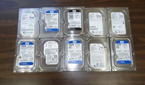 Lot of 10 500GB Desktop PC Internal 3.5" SATA Hard Drive HDD  Wiped Tested Good - Picture 1 of 4