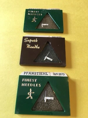 Original NOS Pfanstiehl / Superb Needle Stylus. 169-SS73 for Astatic - Lot of 3 - Image 1 of 2