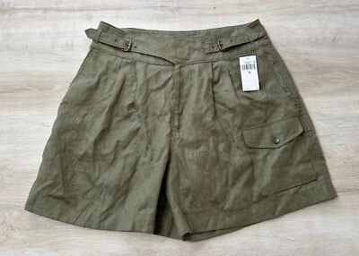 Nuevo con etiquetas Polo Ralph Lauren Mujer Vestido Pantalones Cortos Verde Oliva 12 Bolsillos Sueltos Foto 1 de 4