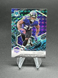 2021 JK Dobbins Genesis Prizm SSP Panini Mosaic Football Case Hit Ravens - Picture 1 of 2