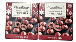 2 Pack Harry & David Milk Chocolate Cherries 8oz Holiday Crafted Candy - Picture 1 of 1