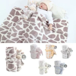 2pcs/set 75*100cm Newborn Baby Sleeping Blanket Flannel Baby Sleep Blanket - Picture 1 of 18