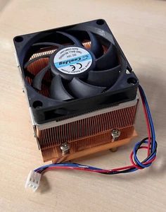 Ventilador de refrigeración de CPU CoolJag 12 V con disipador térmico de cobre - Imagen 1 de 5
