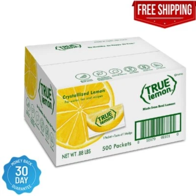 BRANDED TRUE LEMON Water Enhancer Bulk Pack 0 Calorie Drink Mix Packets 500 Count