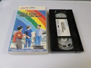GOLD RUSH TREASURE MAP - (VHS, 1988, 20 MIN) - CHRISTIAN MESSAGE - LIBRARY COPY - Picture 1 of 4