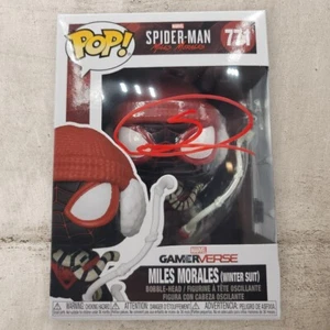 SHAMEIK MOORE SIGNED MILES MORALES FUNKO POP  OC Celebrity M. COA Spiderman - Picture 1 of 7