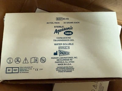 Aquasonic Ultrasound Transmission Gel Packs, 48 Foil Packs New - Image 1 of 3