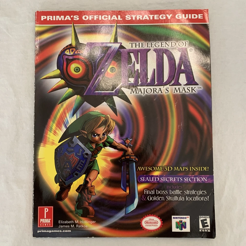 The Legend of Zelda: Majora's Mask Prima Official Strategy Guide Book N64 - Imagem 1 de 4