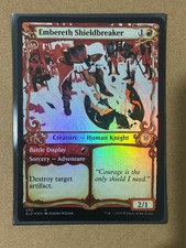 Embereth Shieldbreaker FOIL SHOWCASE MTG Throne of Eldraine UC Magic Gathering