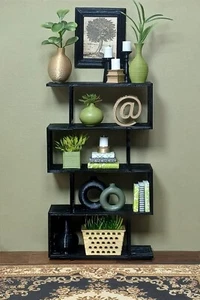 ⬛Libreria SCAFFALE nera MOBILI BAMBOLA diorama SOGGIORNO scala 1/6 per BARBIE - Foto 1 di 5