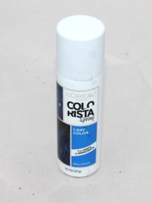 Spray de cor de cabelo Loreal Paris Colorista 1 dia dicas e destaques #Blue300 - Imagem 1 de 4